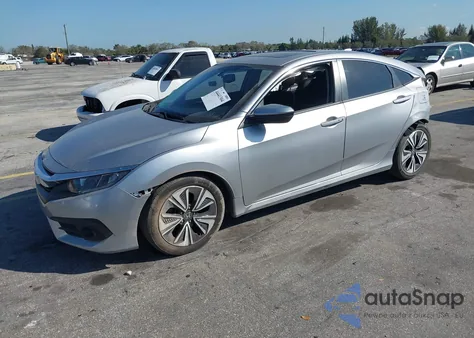 2018 Honda Civic Ex-L from USA, damaged, VIN JHMFC1F75JX034552